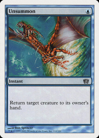 Unsummon [Eighth Edition] | Gate City Games LLC