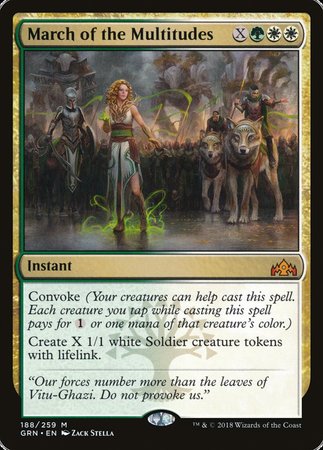 March of the Multitudes [Guilds of Ravnica] | Gate City Games LLC