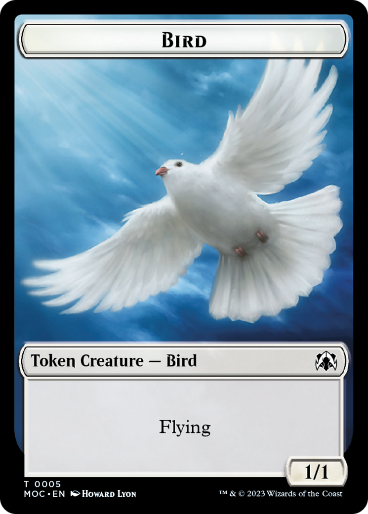 Bird // Kobolds of Kher Keep Double-Sided Token [March of the Machine Commander Tokens] | Gate City Games LLC