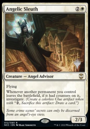 Angelic Sleuth (Promo Pack) [Streets of New Capenna Commander Promos] | Gate City Games LLC