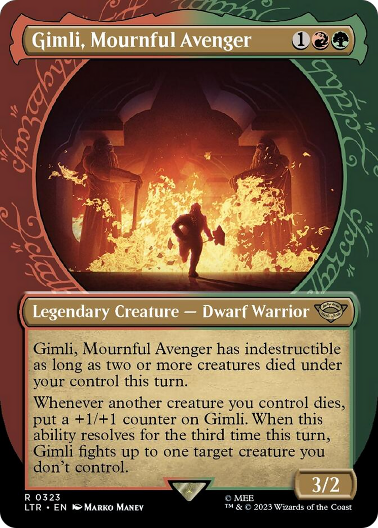 Gimli, Mournful Avenger (Showcase Ring Frame) [The Lord of the Rings: Tales of Middle-Earth] | Gate City Games LLC