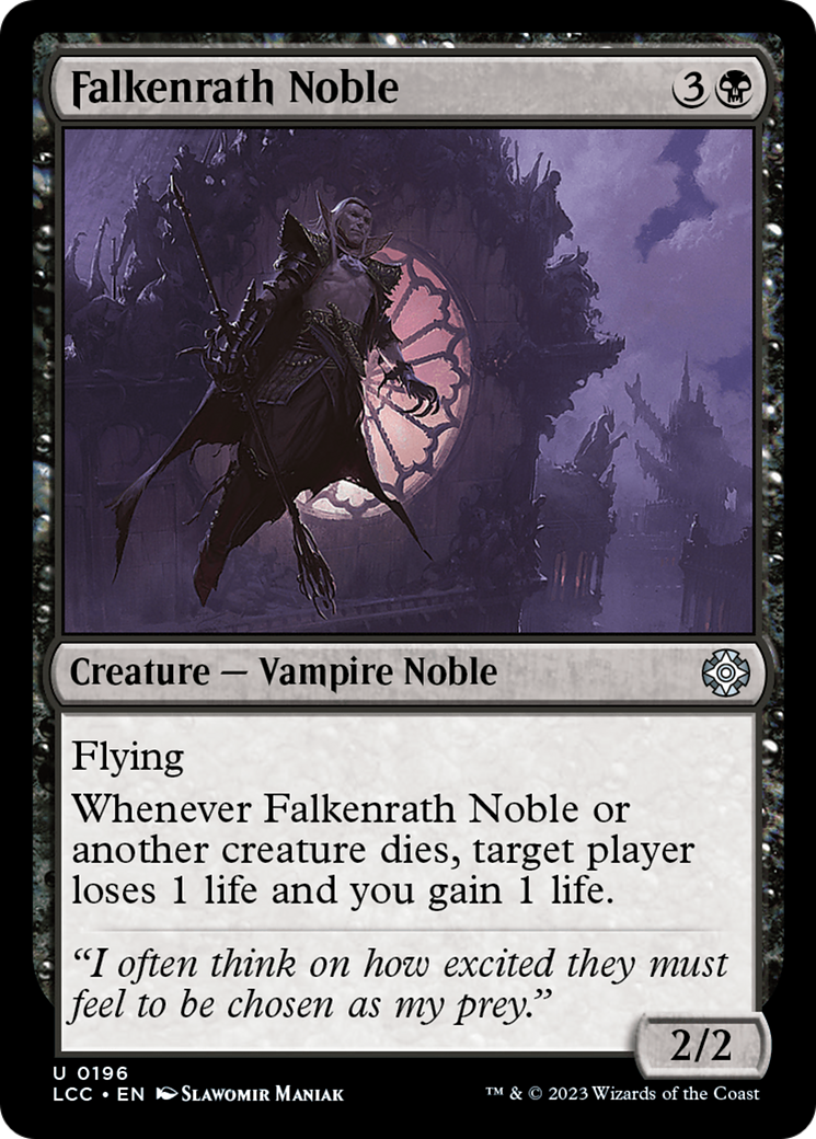 Falkenrath Noble [The Lost Caverns of Ixalan Commander] | Gate City Games LLC