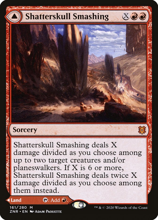 Shatterskull Smashing // Shatterskull, the Hammer Pass [Zendikar Rising] | Gate City Games LLC