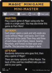 Mini-Master (Magic Minigame) [Commander Legends: Battle for Baldur's Gate Minigame] | Gate City Games LLC