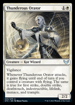 Thunderous Orator [Strixhaven: School of Mages] | Gate City Games LLC