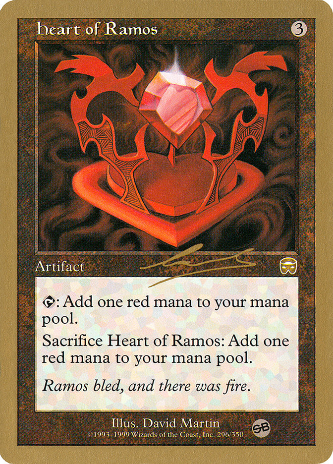 Heart of Ramos (Nicolas Labarre) (SB) [World Championship Decks 2000] | Gate City Games LLC