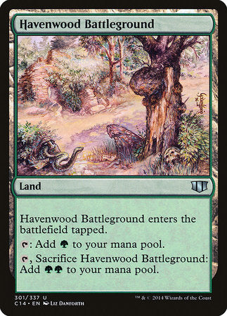 Havenwood Battleground [Commander 2014] | Gate City Games LLC