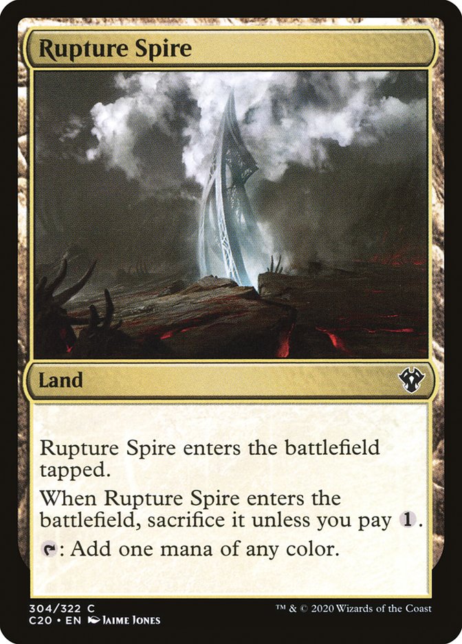 Rupture Spire [Commander 2020] | Gate City Games LLC