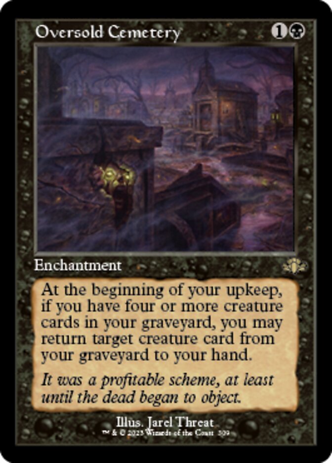 Oversold Cemetery (Retro) [Dominaria Remastered] | Gate City Games LLC