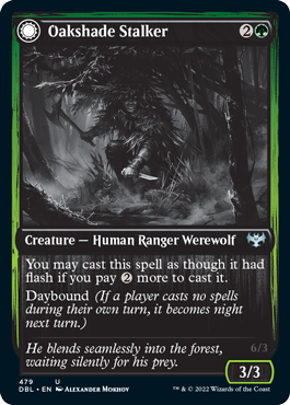 Oakshade Stalker // Moonlit Ambusher [Innistrad: Double Feature] | Gate City Games LLC