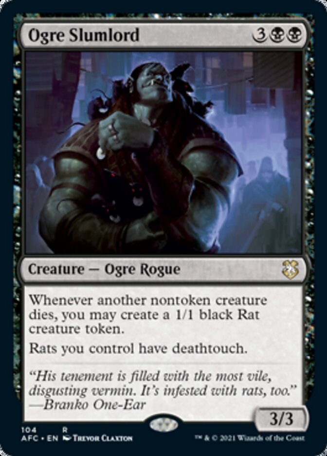 Ogre Slumlord [Dungeons & Dragons: Adventures in the Forgotten Realms Commander] | Gate City Games LLC