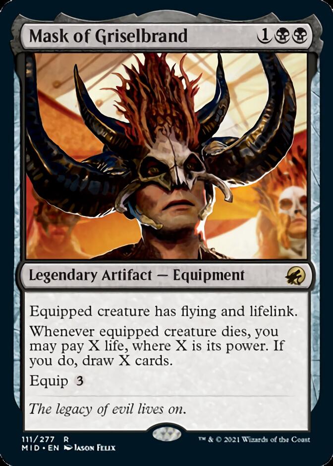 Mask of Griselbrand [Innistrad: Midnight Hunt] | Gate City Games LLC