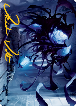 Spectral Adversary Art Card (Gold-Stamped Signature) [Innistrad: Midnight Hunt Art Series] | Gate City Games LLC