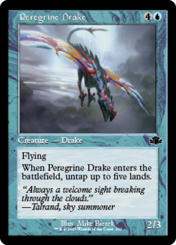 Peregrine Drake (Retro) [Dominaria Remastered] | Gate City Games LLC