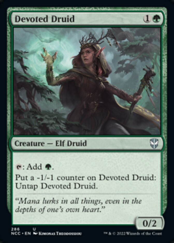 Devoted Druid [Streets of New Capenna Commander] | Gate City Games LLC