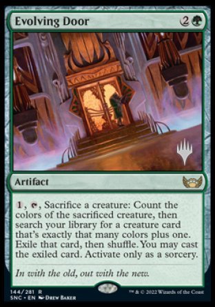 Evolving Door (Promo Pack) [Streets of New Capenna Promos] | Gate City Games LLC