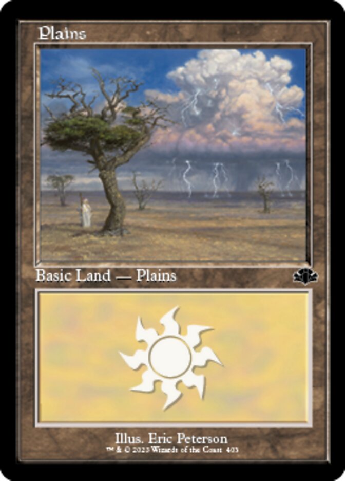 Plains (403) (Retro) [Dominaria Remastered] | Gate City Games LLC