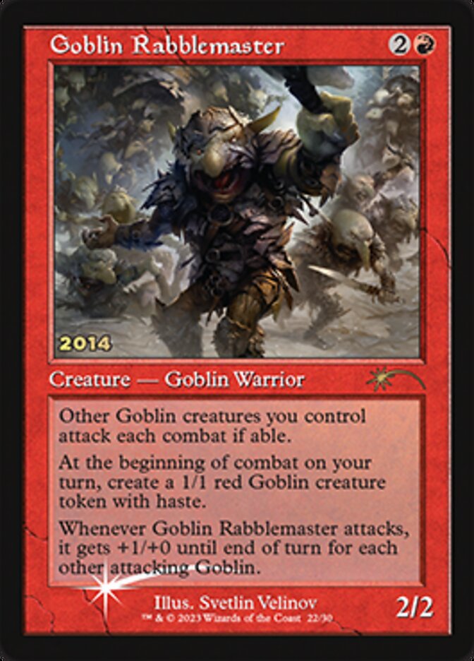 Goblin Rabblemaster [30th Anniversary Promos] | Gate City Games LLC