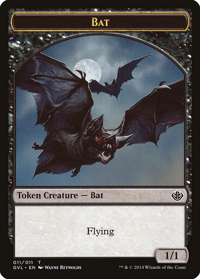 Bat Token (Garruk vs. Liliana) [Duel Decks Anthology Tokens] | Gate City Games LLC