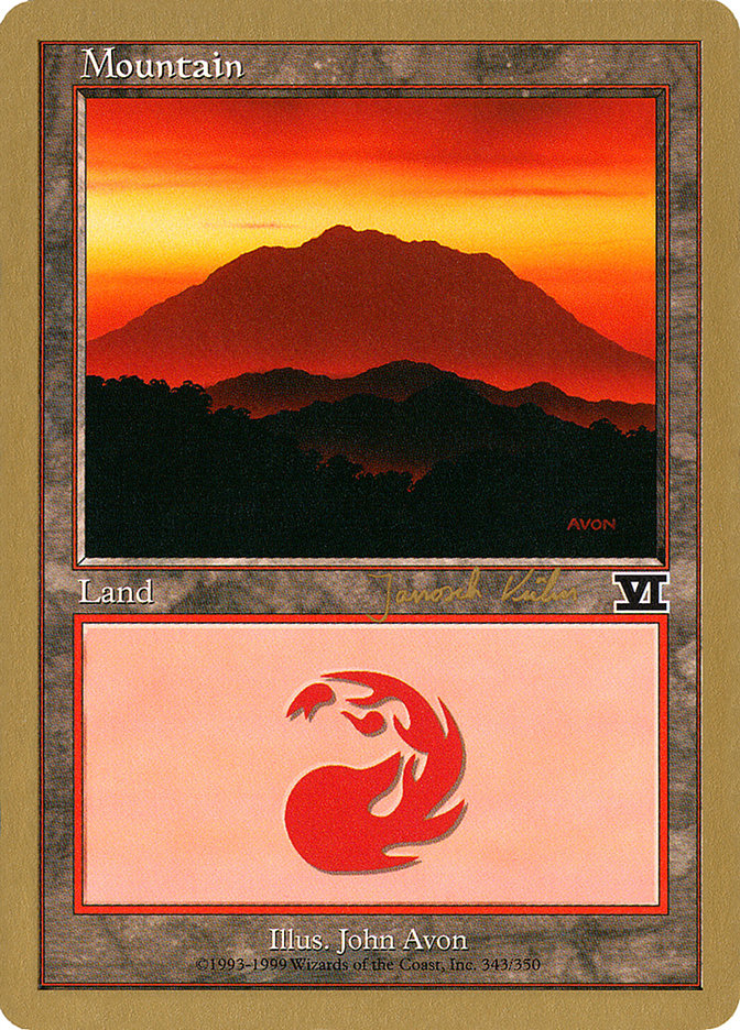 Mountain (jk343) (Janosch Kuhn) [World Championship Decks 2000] | Gate City Games LLC