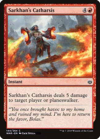 Sarkhan's Catharsis [War of the Spark] | Gate City Games LLC