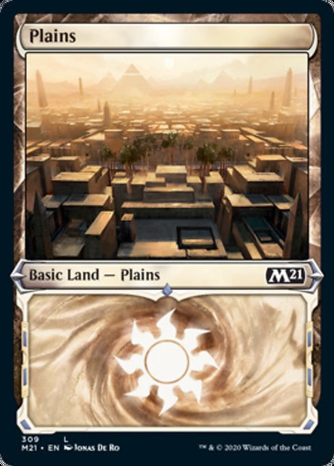 Plains (Showcase) [Core Set 2021] | Gate City Games LLC