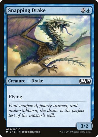 Snapping Drake [Core Set 2019] | Gate City Games LLC