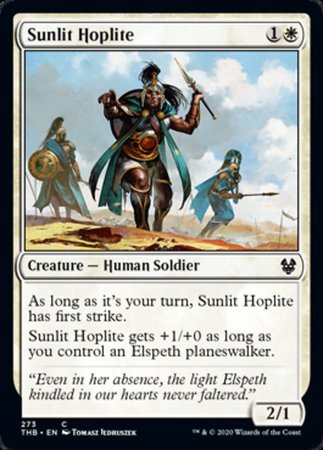 Sunlit Hoplite [Theros Beyond Death] | Gate City Games LLC