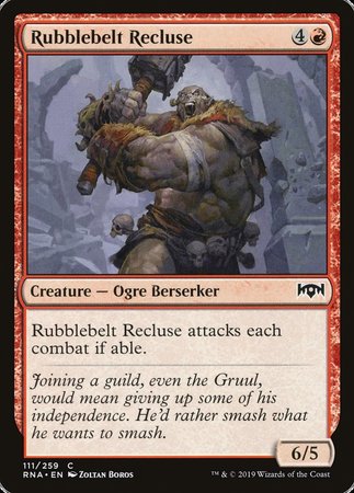 Rubblebelt Recluse [Ravnica Allegiance] | Gate City Games LLC