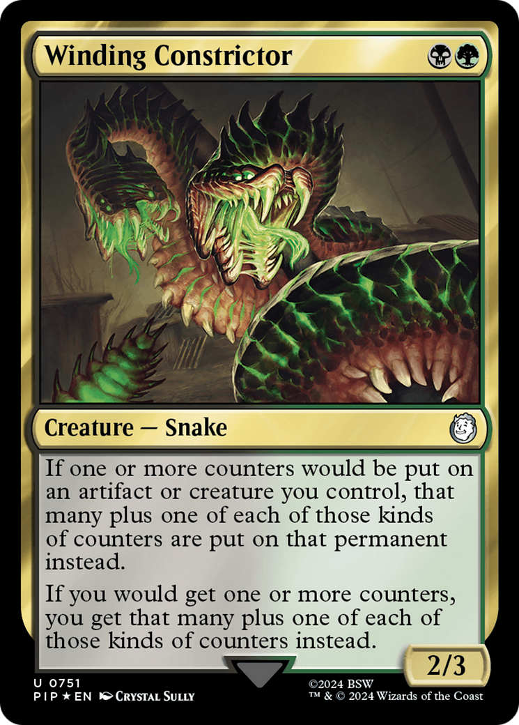 Winding Constrictor (Surge Foil) [Fallout] | Gate City Games LLC