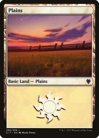 Plains (296) [Commander 2017] | Gate City Games LLC