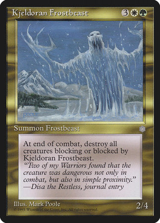 Kjeldoran Frostbeast [Ice Age] | Gate City Games LLC