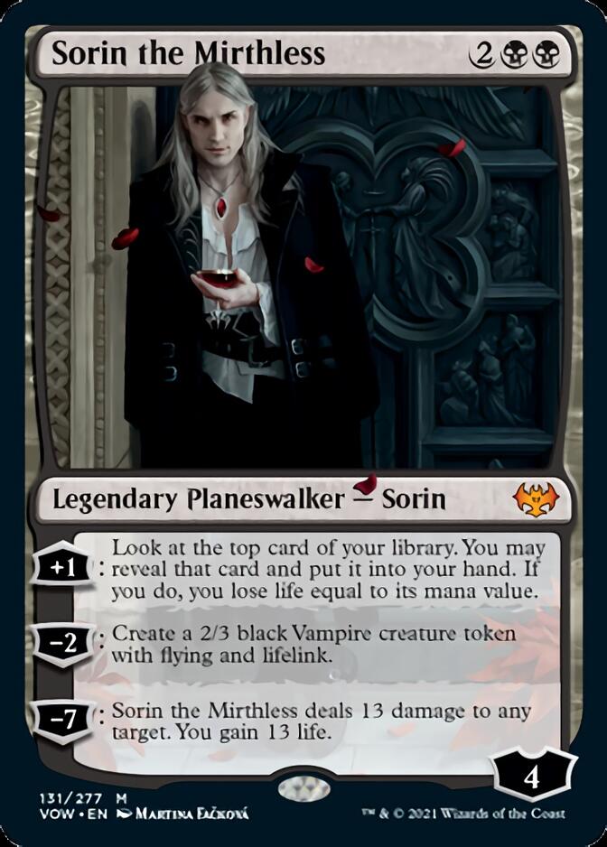 Sorin the Mirthless [Innistrad: Crimson Vow] | Gate City Games LLC