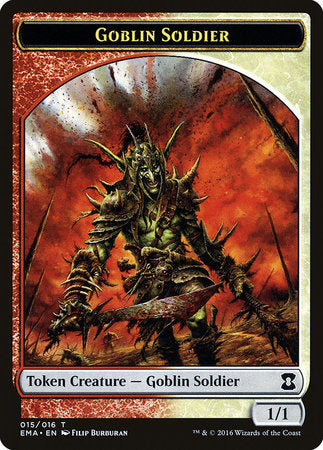 Goblin Soldier Token [Eternal Masters Tokens] | Gate City Games LLC