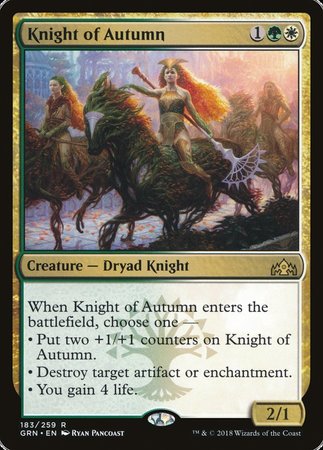 Knight of Autumn [Guilds of Ravnica] | Gate City Games LLC