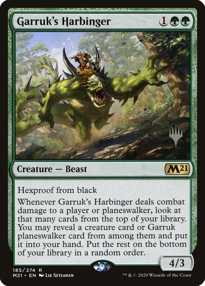 Garruk's Harbinger (Promo Pack) [Core Set 2021 Promos] | Gate City Games LLC