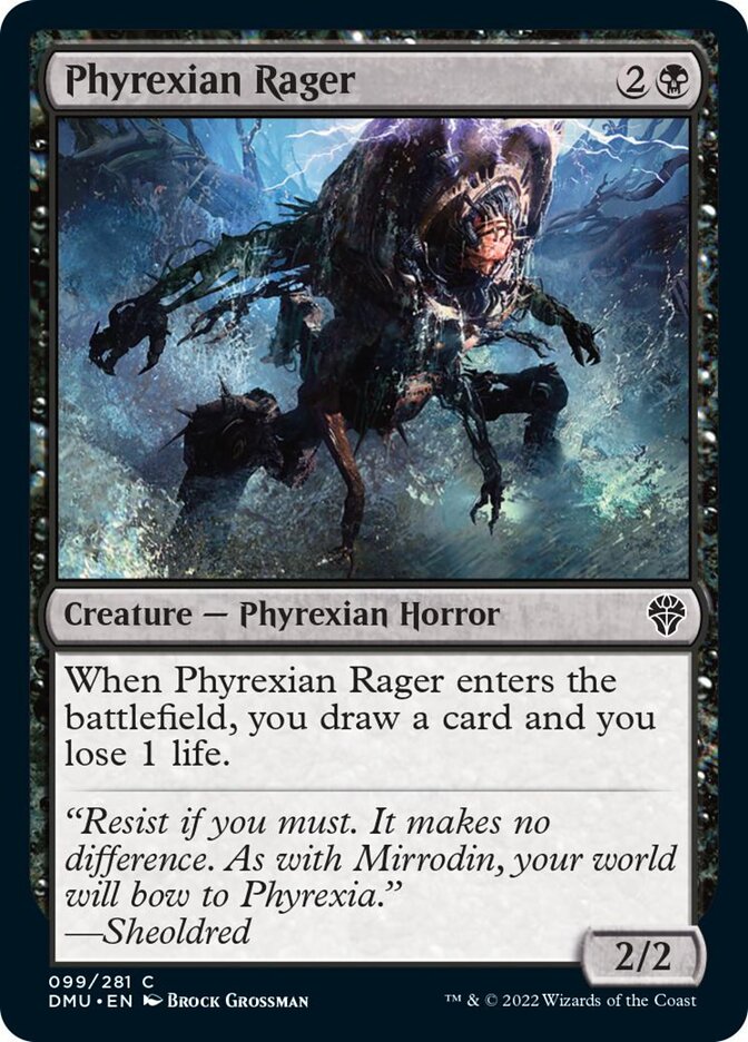 Phyrexian Rager [Dominaria United] | Gate City Games LLC