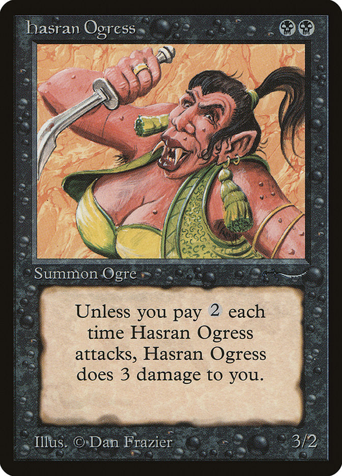 Hasran Ogress (Light Mana Cost) [Arabian Nights] | Gate City Games LLC