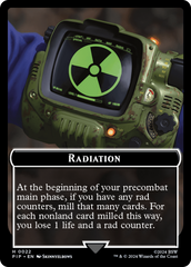 Radiation // Clue Double-Sided Token [Fallout Tokens] | Gate City Games LLC