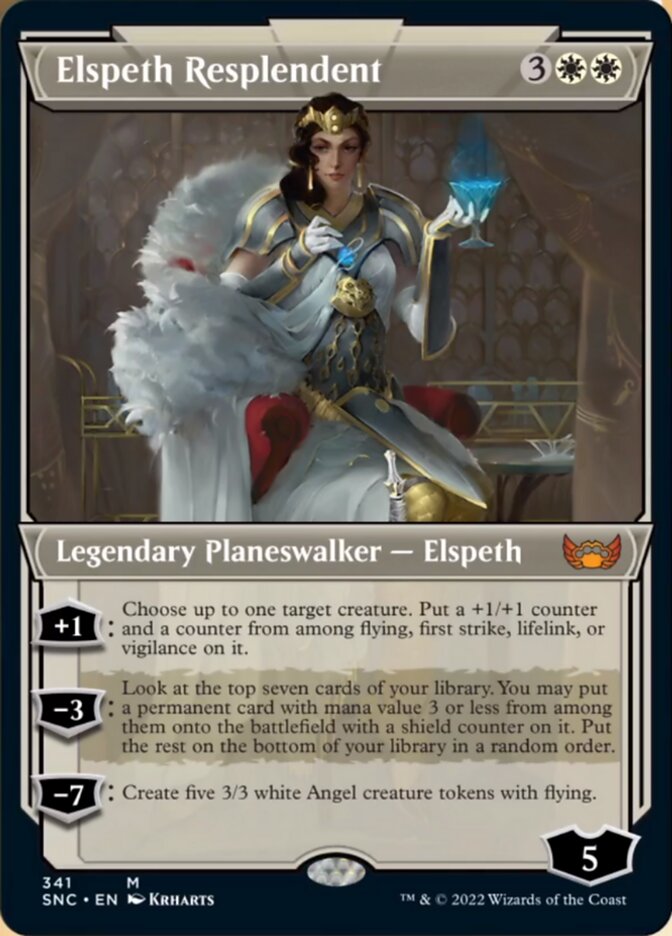 Elspeth Resplendent (Showcase Art Deco) [Streets of New Capenna] | Gate City Games LLC