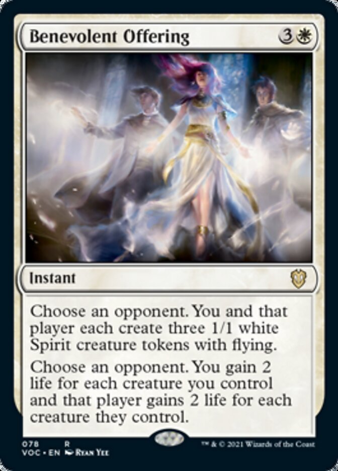 Benevolent Offering [Innistrad: Crimson Vow Commander] | Gate City Games LLC