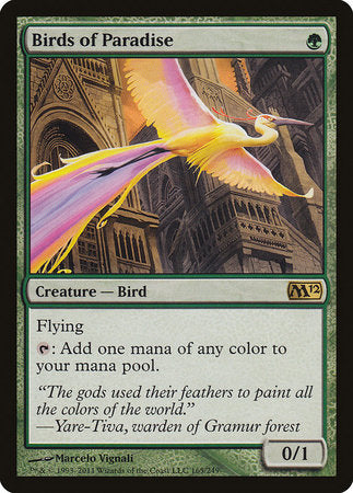 Birds of Paradise [Magic 2012] | Gate City Games LLC