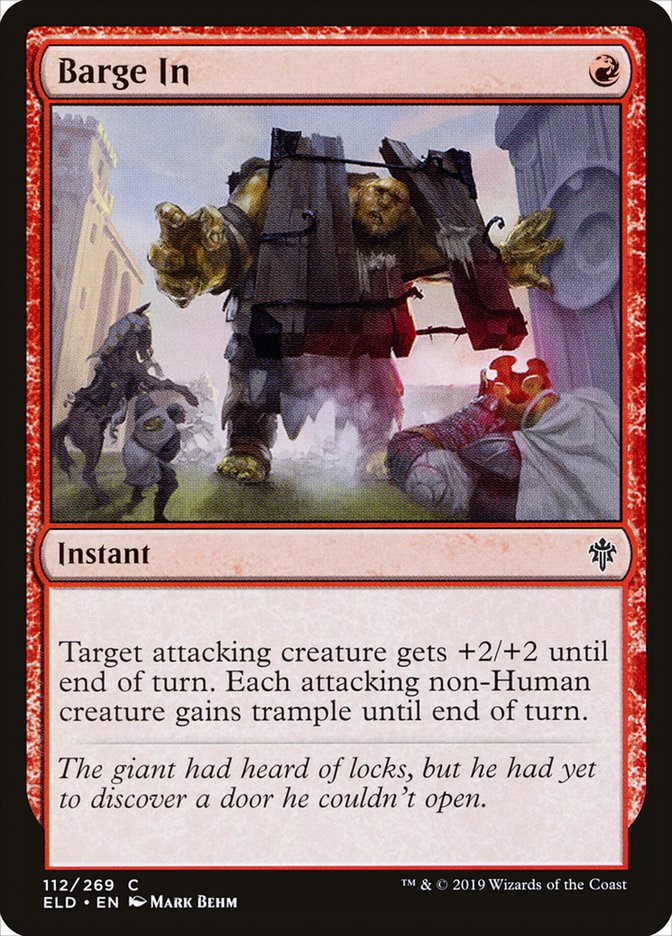 Barge In [Throne of Eldraine] | Gate City Games LLC