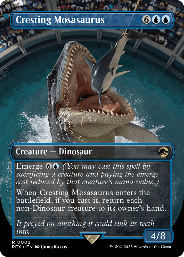 Cresting Mosasaurus (Borderless) [Jurassic World Collection] | Gate City Games LLC