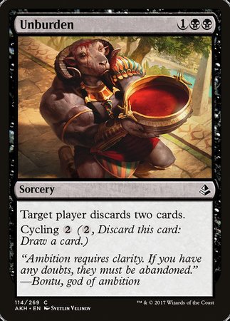 Unburden [Amonkhet] | Gate City Games LLC