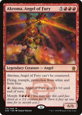 Akroma, Angel of Fury [Masters 25] | Gate City Games LLC