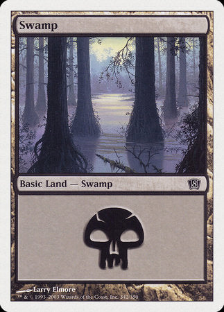 Swamp (342) [Eighth Edition] | Gate City Games LLC