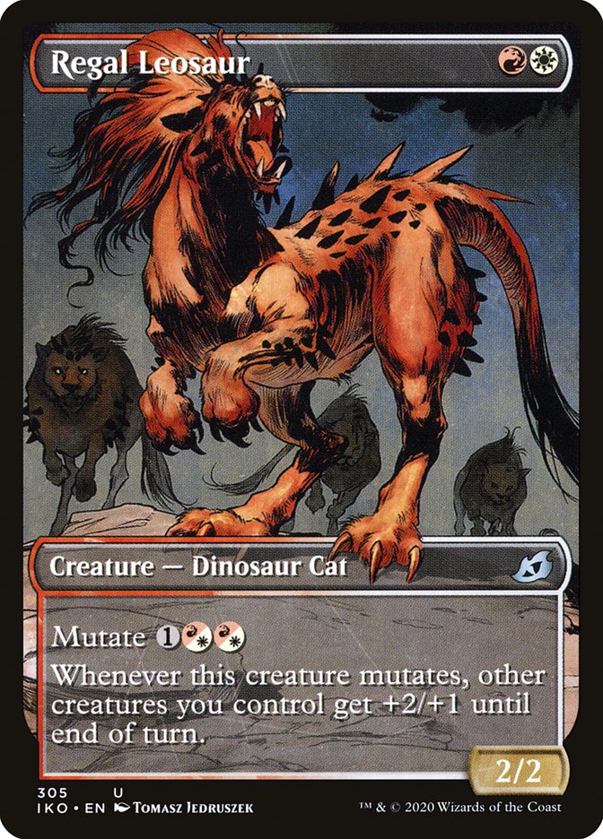 Regal Leosaur (Showcase) [Ikoria: Lair of Behemoths] | Gate City Games LLC