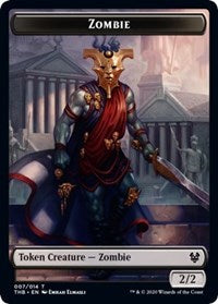 Zombie // Satyr Double-sided Token [Theros Beyond Death Tokens] | Gate City Games LLC