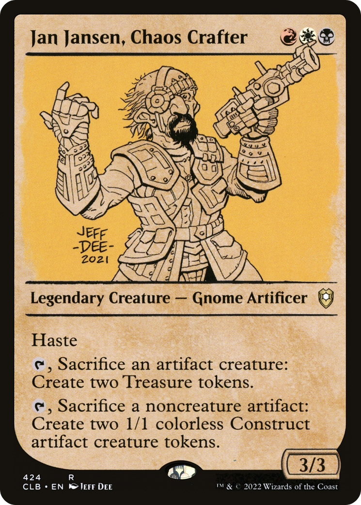 Jan Jansen, Chaos Crafter (Showcase) [Commander Legends: Battle for Baldur's Gate] | Gate City Games LLC